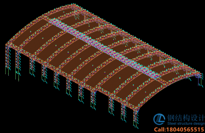 大跨度钢结构管桁架设计